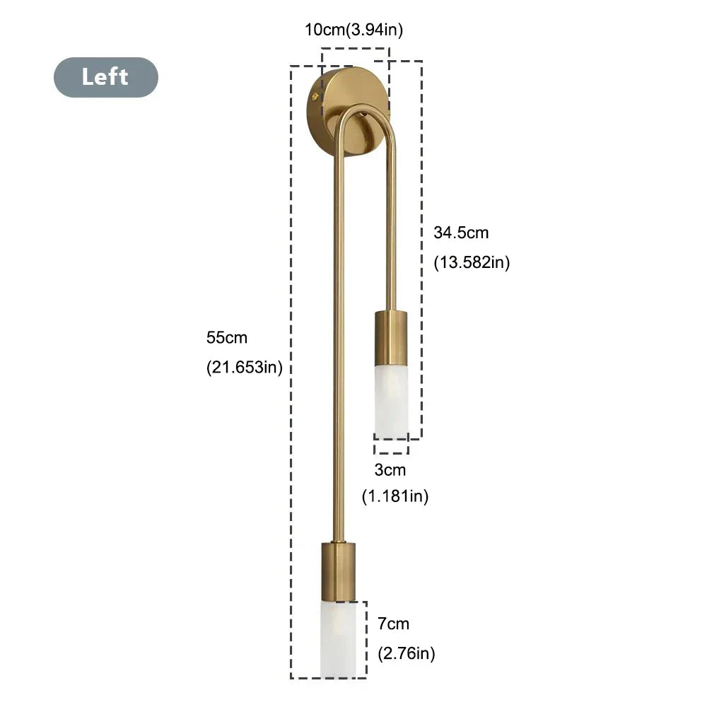 Skena wall sconce warm light diffusion clean lines durable modern indoor lighting fixture