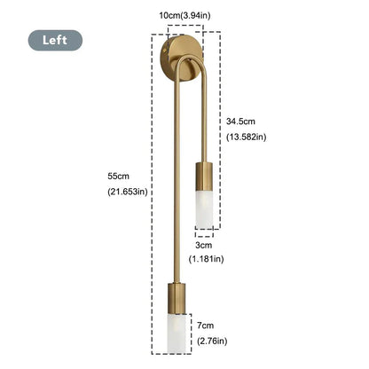 Skena wall sconce warm light diffusion clean lines durable modern indoor lighting fixture