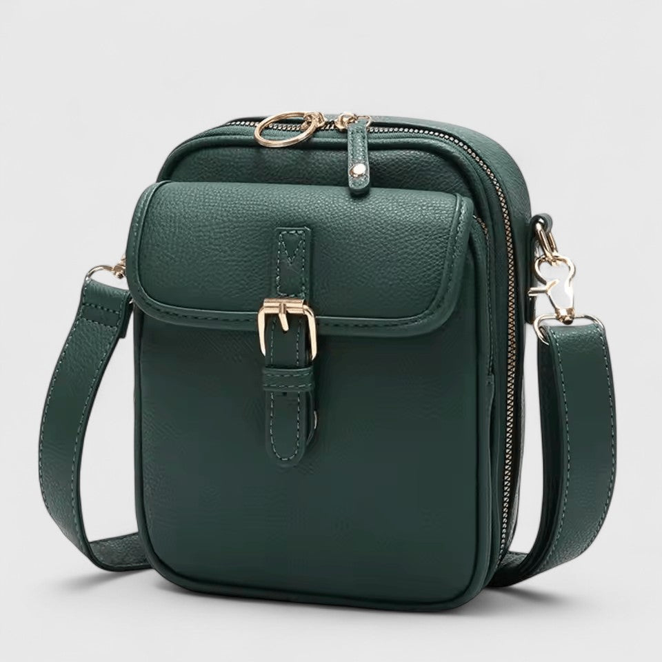 Eydora compact shoulder bag with multiple compartments and smart front pocket for everyday city use