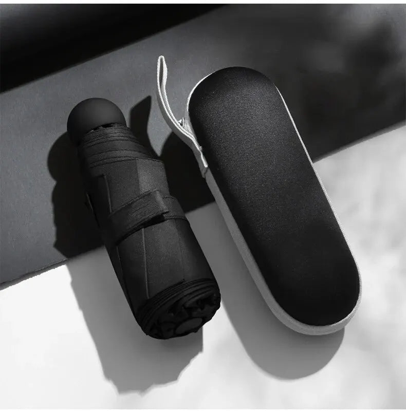 Mini Shade Capsule Umbrella compact portable sun rain protection ultra-lightweight pocket-sized travel accessory