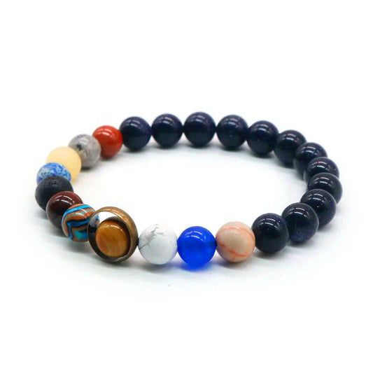 Celestial Orbit - Natural Stone Bracelet - Wavlynn