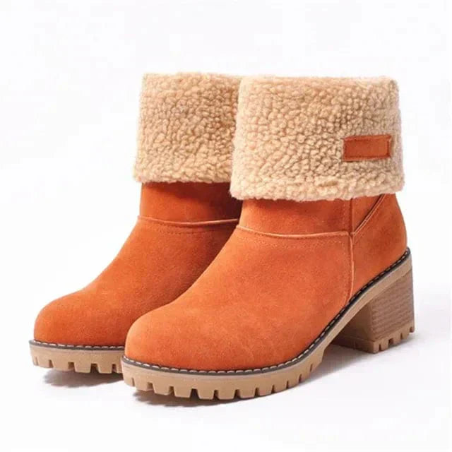 Kie™ mid-calf boots sleek silhouette soft detailing leg-lengthening cozy everyday style