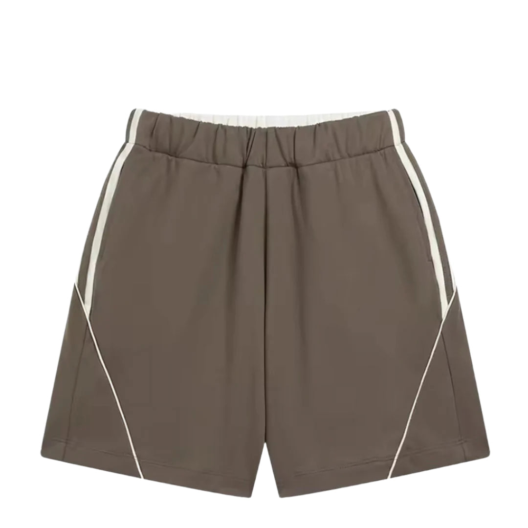 Fixed Point relaxed-fit shorts with contrast panels, elastic waist, and drawstring closure