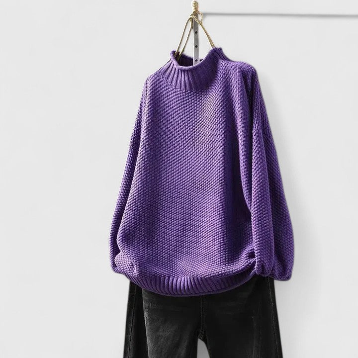 Jordyn sophisticated women's sweater refined feminine silhouette soft luxurious knit elegant everyday style