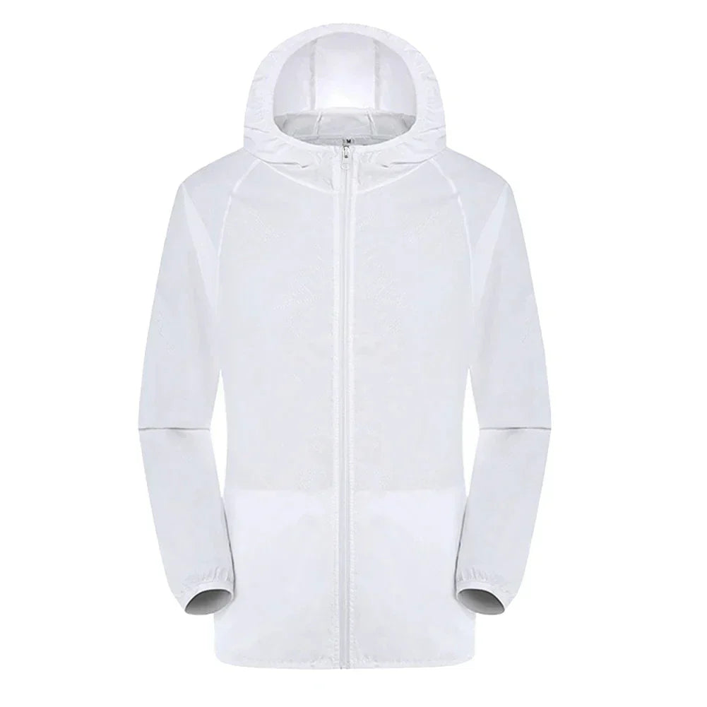 Men's waterproof hooded trench coat relaxed fit zipper front outerwear classic modern style