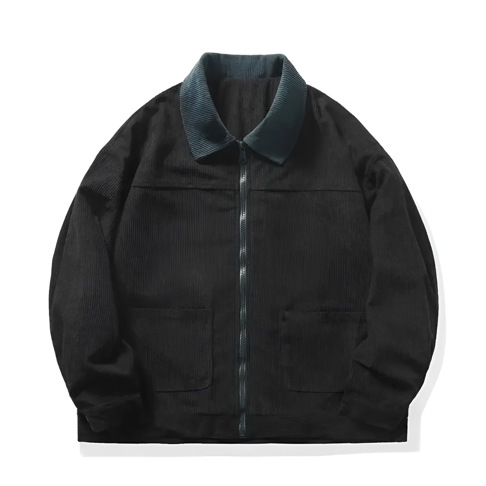 Montana relaxed-fit corduroy color block jacket in earthy tones, ideal layering piece for cooler days
