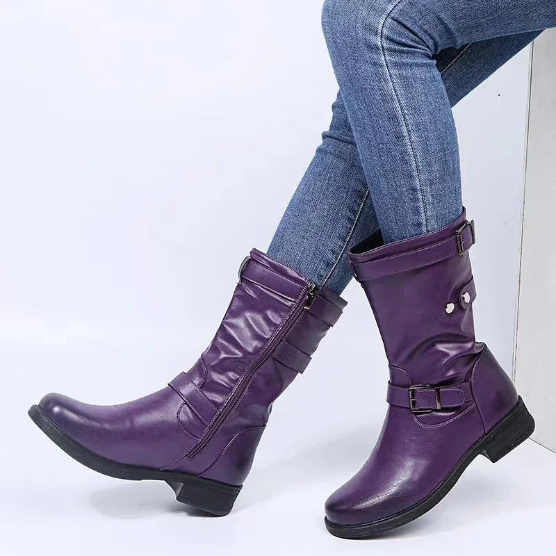 Tere™ ankle-height comfort boots sleek black supportive cushioned alignment everyday comfort