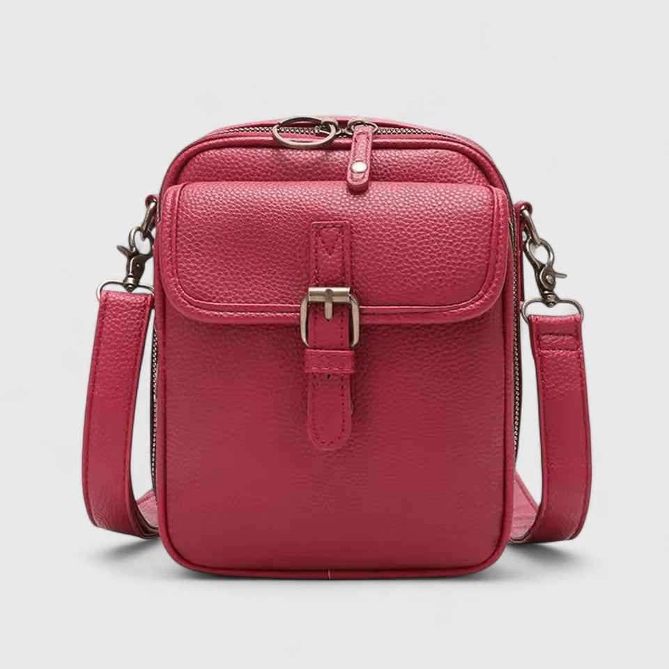 Eydora compact shoulder bag with multiple compartments and smart front pocket for everyday city use