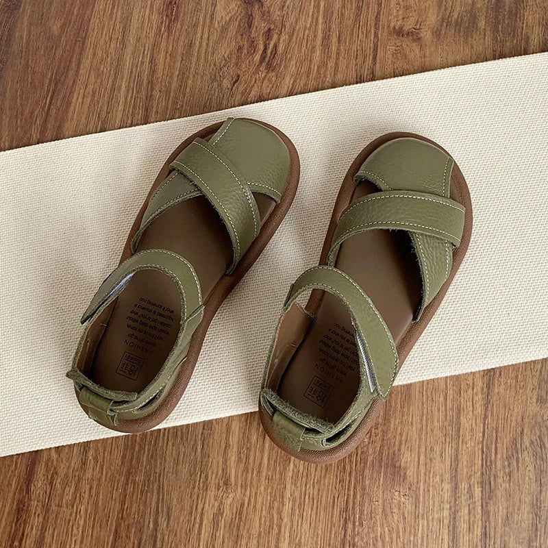 Women's cushioned adjustable sandals with soft straps and flexible sole for everyday casual comfort