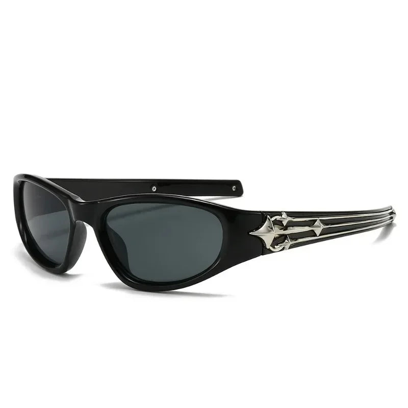 Kael retro sunglasses bold frame UV400 lenses 60s vintage aesthetic eye protection