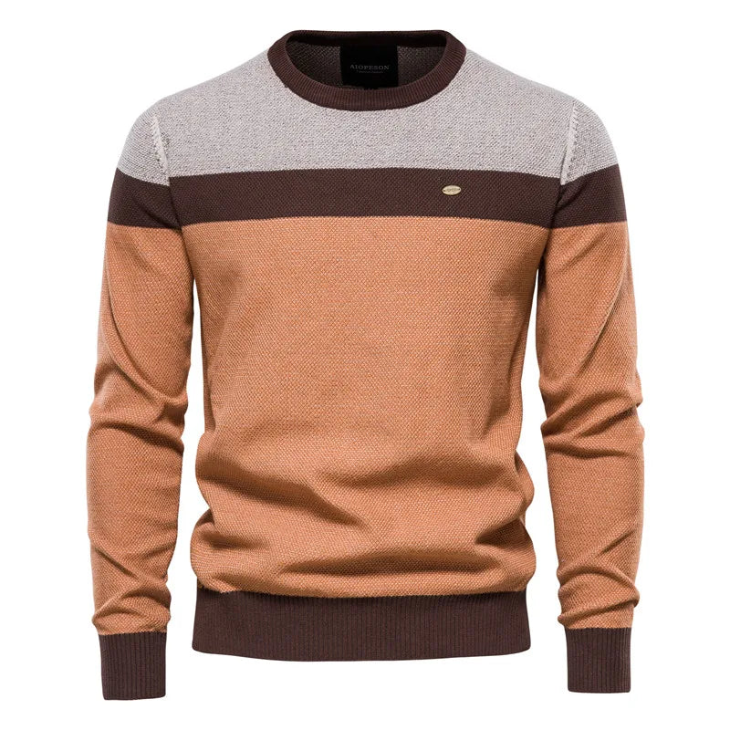 Hawthorne rugged men's sweater structured fit classic style warm layered look