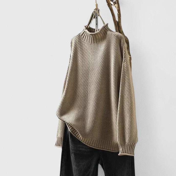 Jordyn™ sophisticated women's sweater, feminine silhouette, clean tailored lines for effortless chic style