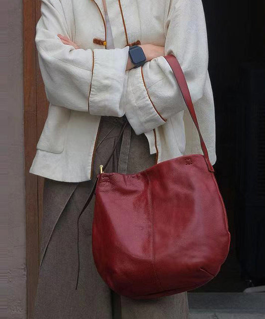 Sacs à bandoulière en cuir de mûrier simples de grande capacité - Wavlynn