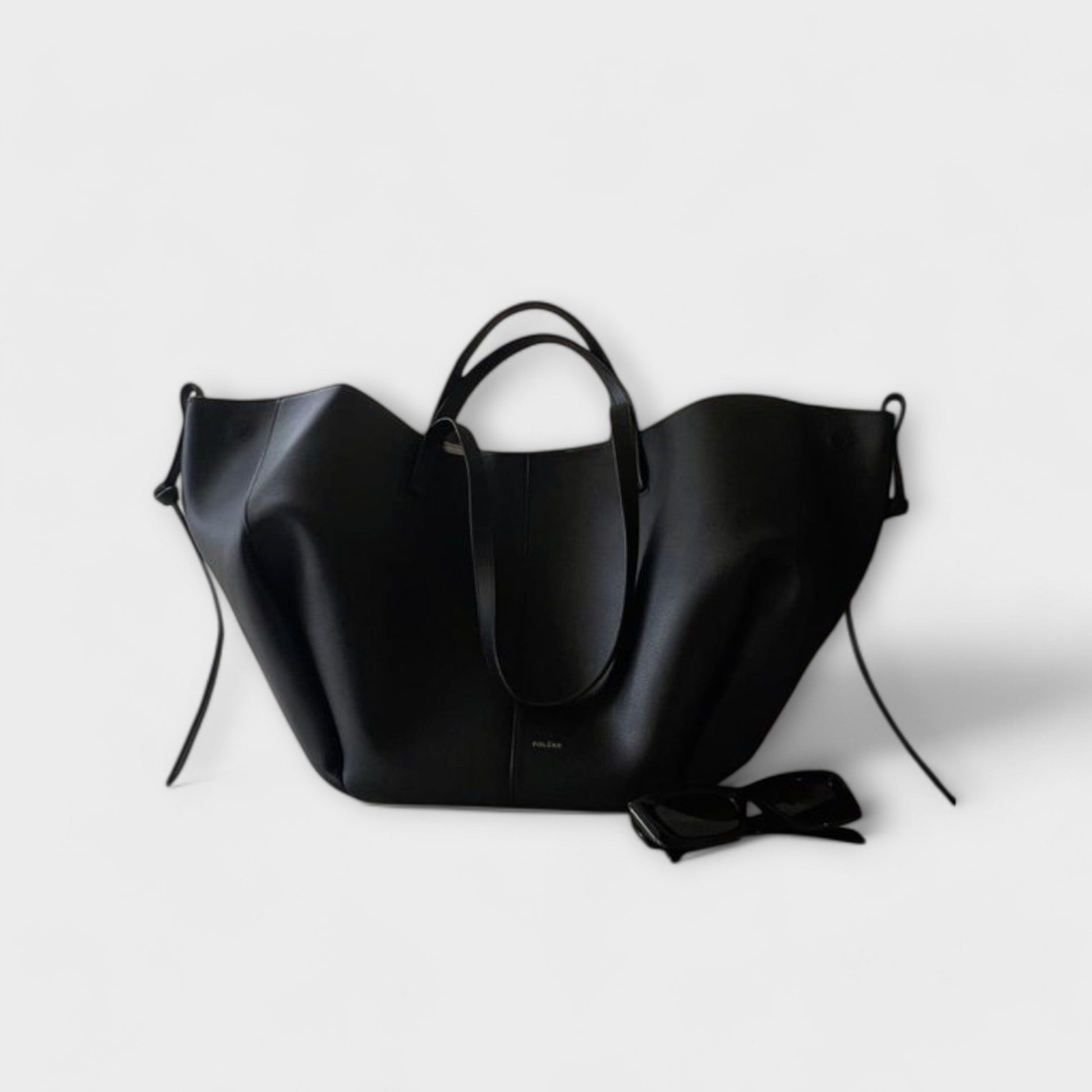 Ylvara structured modern handbag geometric shape sturdy straps elegant work-to-weekend style