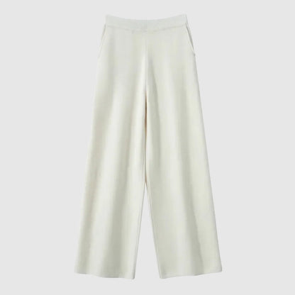 Sofia Amoretti Velora high-waist floor-length casual pants soft cotton blend stretch relaxed fit