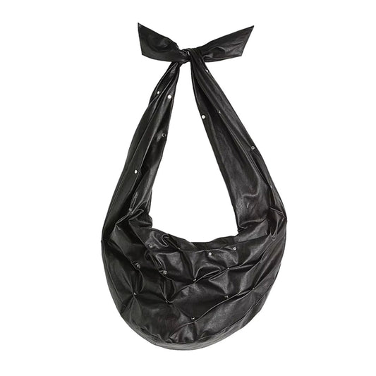 Steel Studded Shoulder Bag - Wavlynn