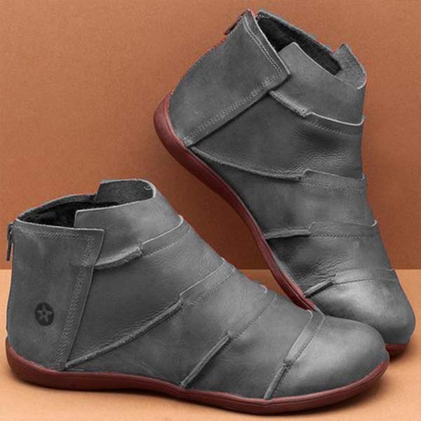 Women's black faux leather ankle boots elegant silhouette with cushioned insole for all-day comfort