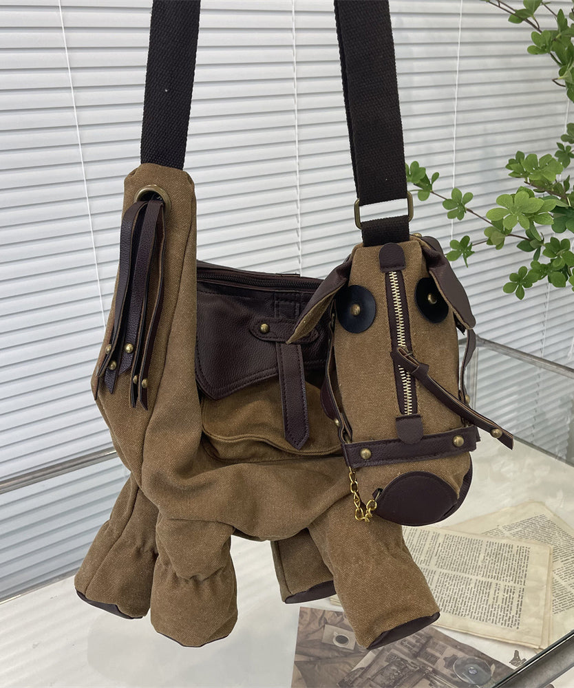 Sac Bandoulière Enfant Soilly Pouliche (Silly Filly) - Thème Cheval - Doublure Polaire - Occasion Bon État