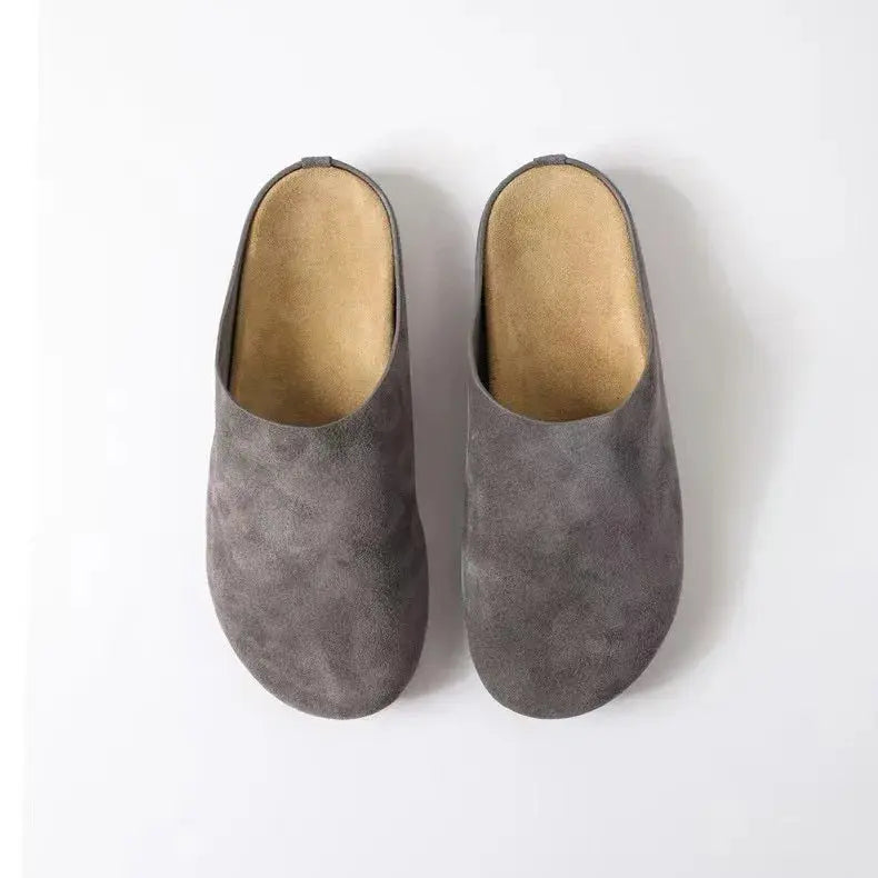Women's vegan leather clogs casual slip-on style with thick non-slip textured outsole