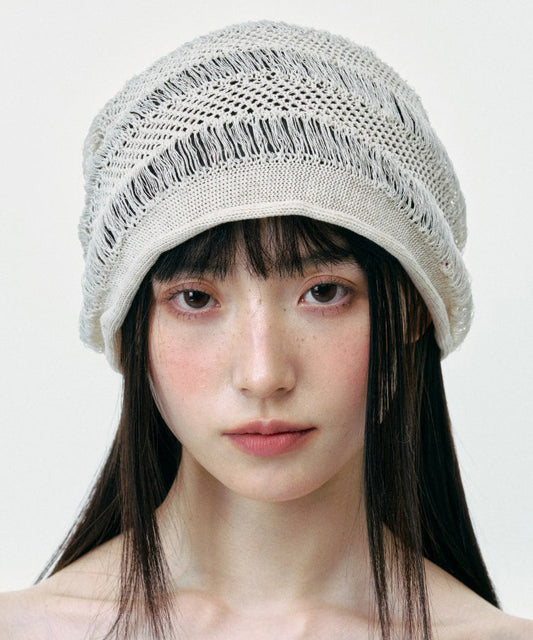 Chapeau boonie d'été japonais respirant en tricot creux - Wavlynn