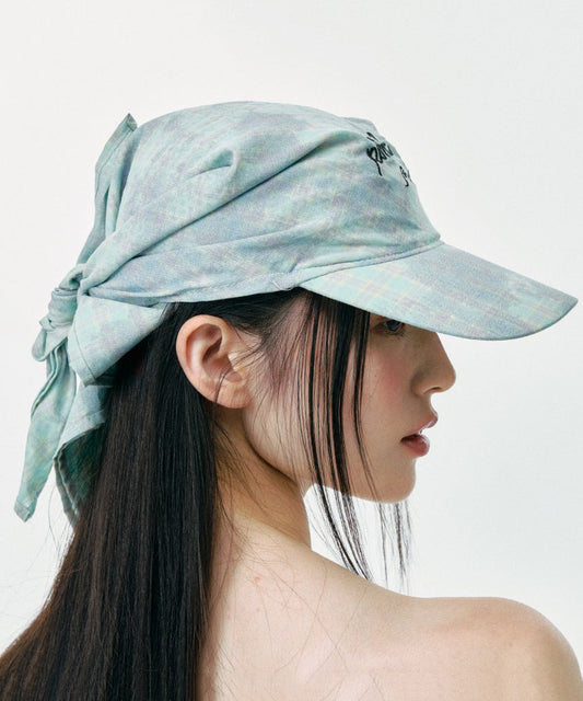Casquette de baseball foulard vert menthe d'été - Wavlynn