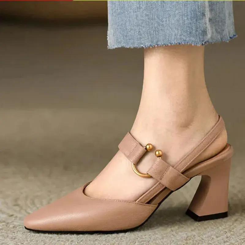 Women's supportive heels with wide-heel base, shock-absorbing insole, comfort stability design