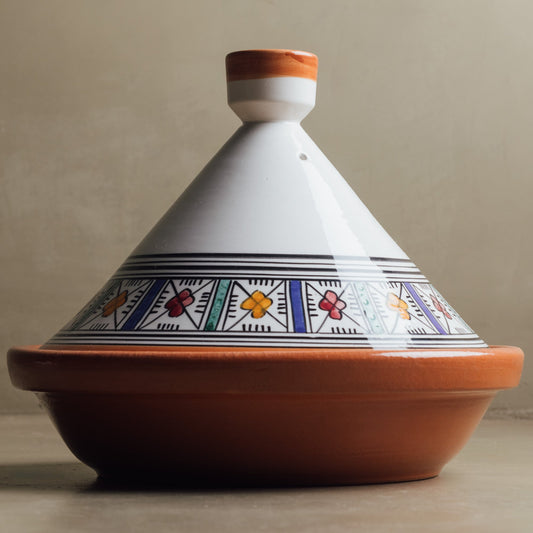 Berber Essence Tagine Green Blue - Moroccan Table Art - Wavlynn