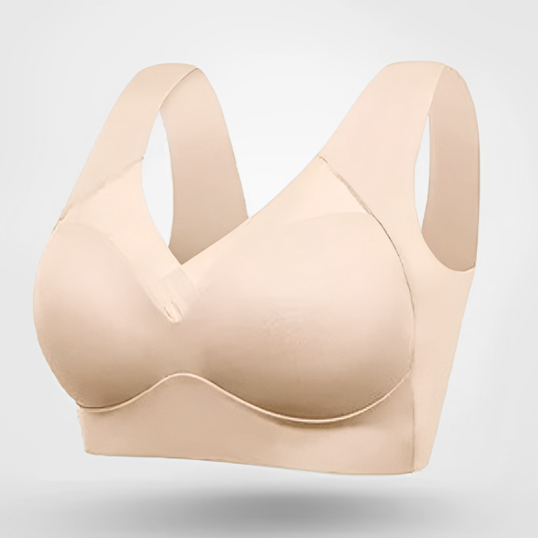 BoostFit seamless wireless bra nude smooth lift supportive flexible everyday comfort fit