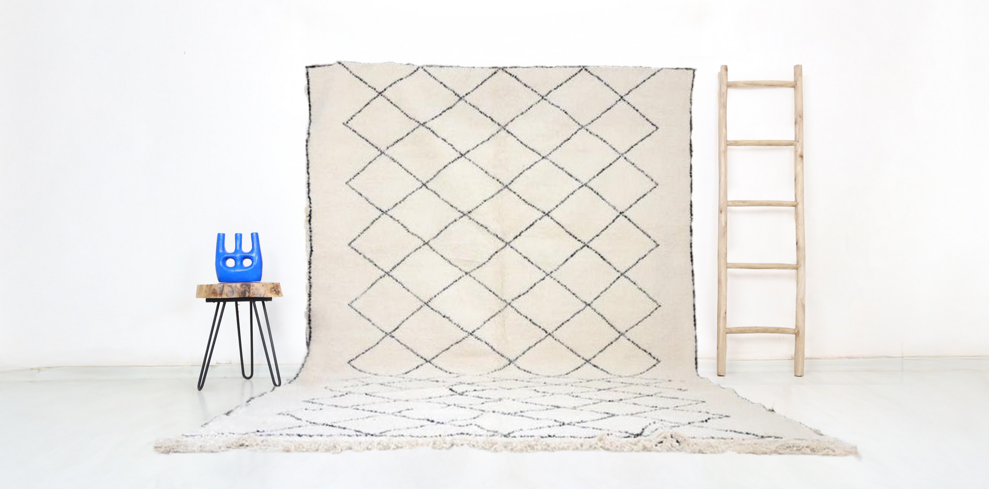 Tadla Beni Ourain Rug 8'6" x 11' - Wavlynn