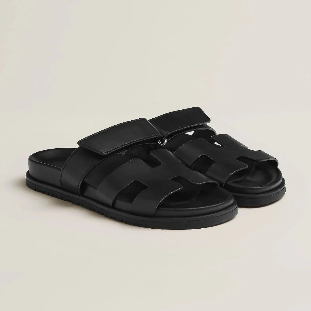 Topaz beige comfort velcro sandals with ergonomic comfort support for all-day comfort