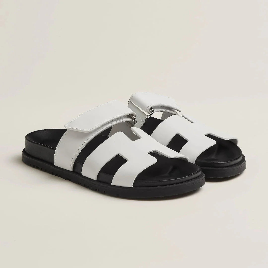 Topaz beige comfort velcro sandals with ergonomic comfort support for all-day comfort