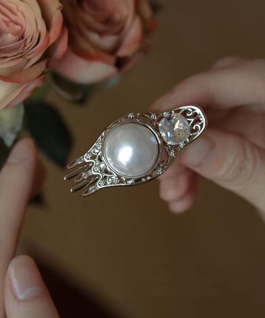 Épingle à cheveux unique en alliage de soie et cristal de zircone - Wavlynn