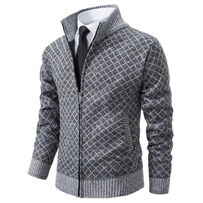 Pierre™ sophisticated men's jacket elegant slim fit versatile formal casual navy tailored design