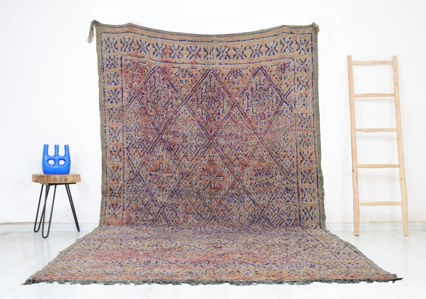 Degemma Vintage Moroccan Rug  7'1" x 12'3" - Wavlynn