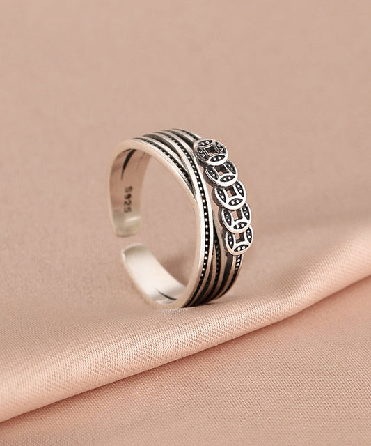 Bagues vintage en argent sterling et cuivre - Wavlynn