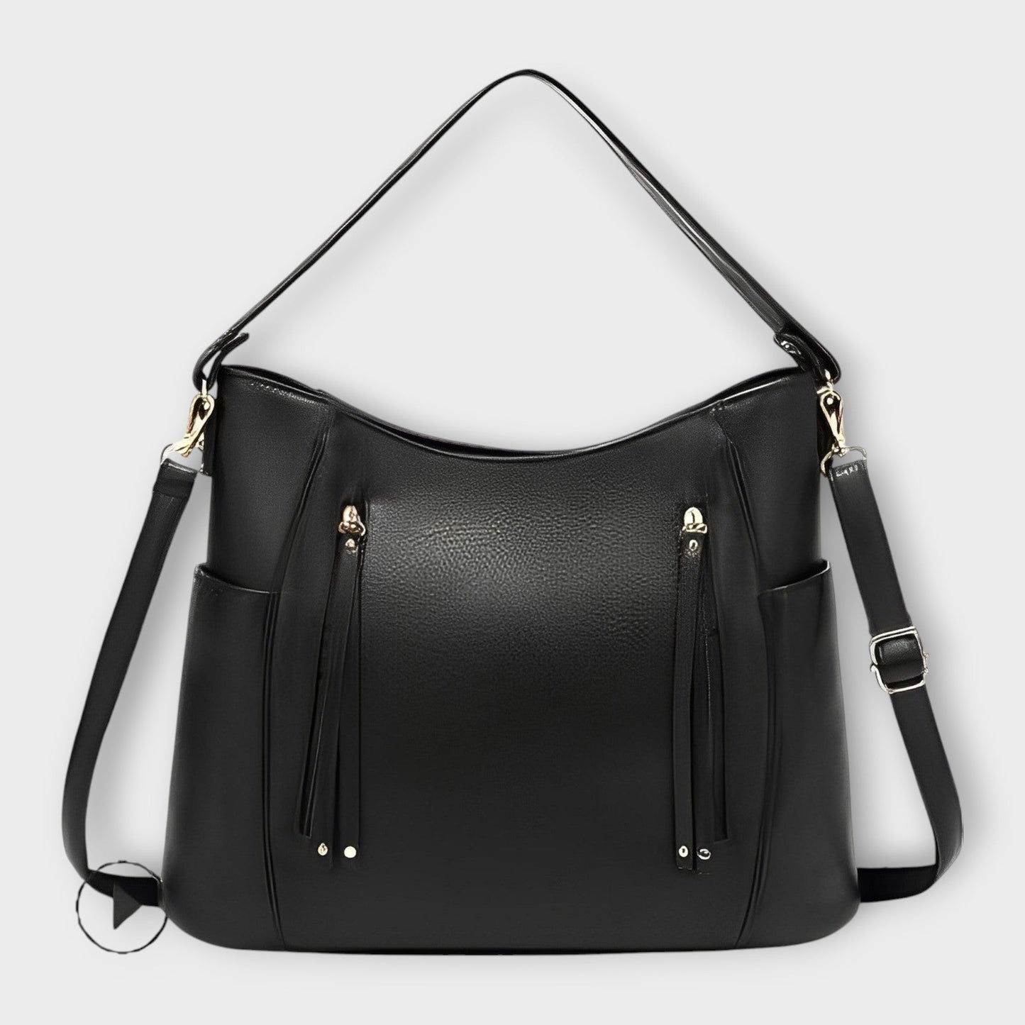 Isolde versatile shoulder bag with multiple compartments, elegant structured design for work and travel