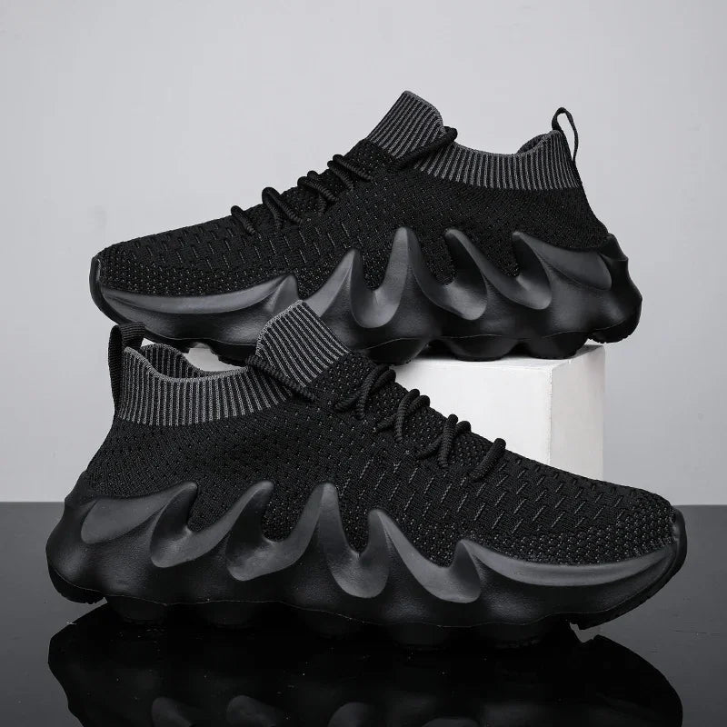 Wale slip-on sneakers with ultra-lightweight knit upper and sculpted cloud sole