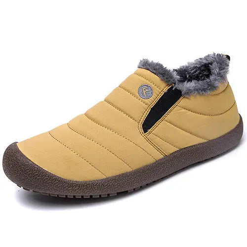 Women's waterproof ankle boots, cozy plush-lined winter style with sealed upper for snow protection