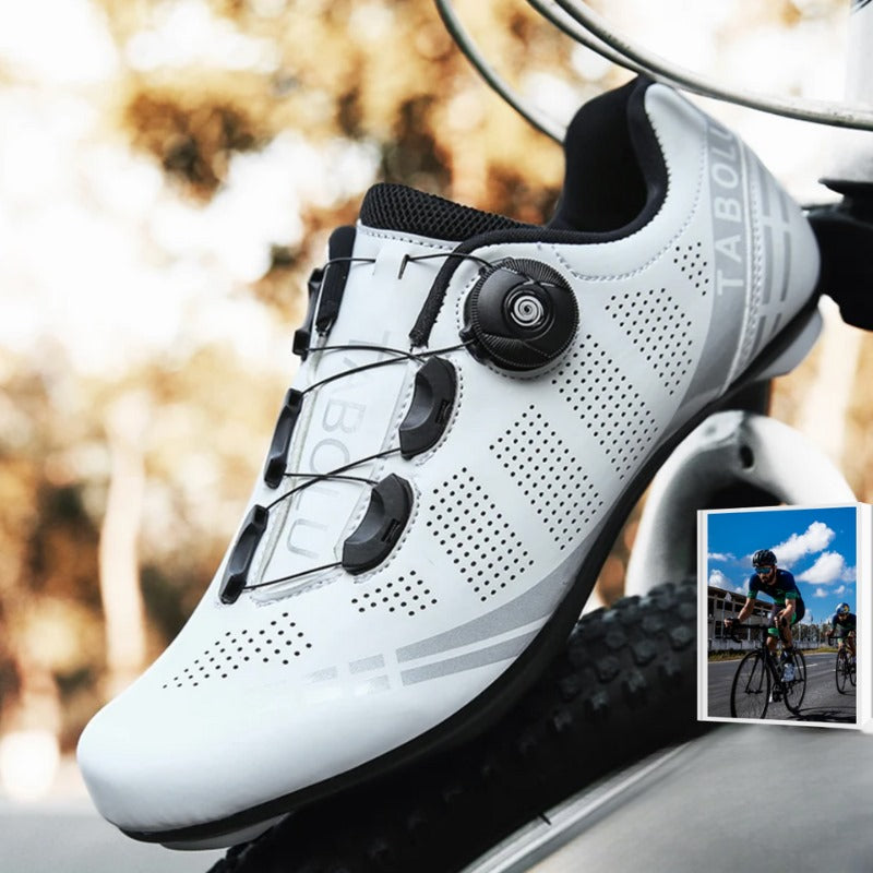 Asher lightweight breathable cycling shoes with BOA dial system for road and mountain biking secure fit