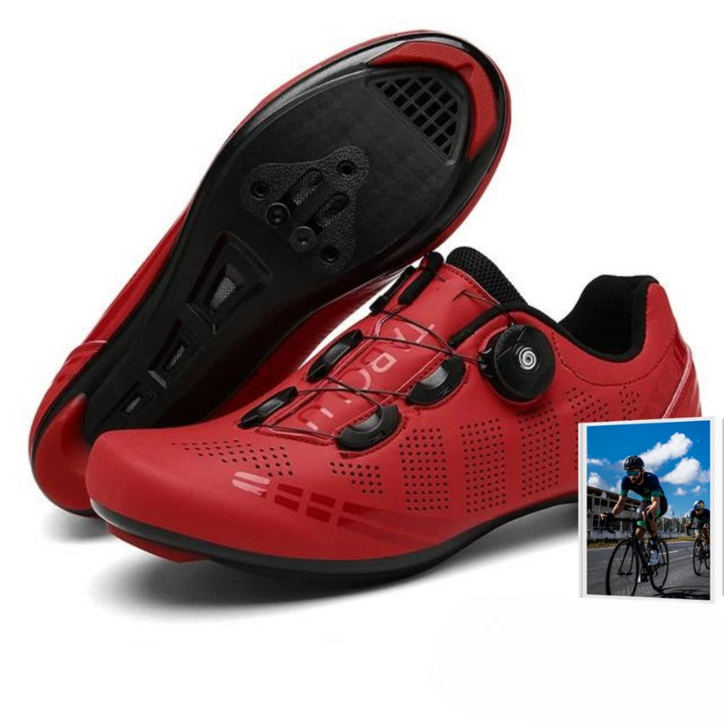 Asher lightweight breathable cycling shoes for road and mountain biking with BOA dial secure fit