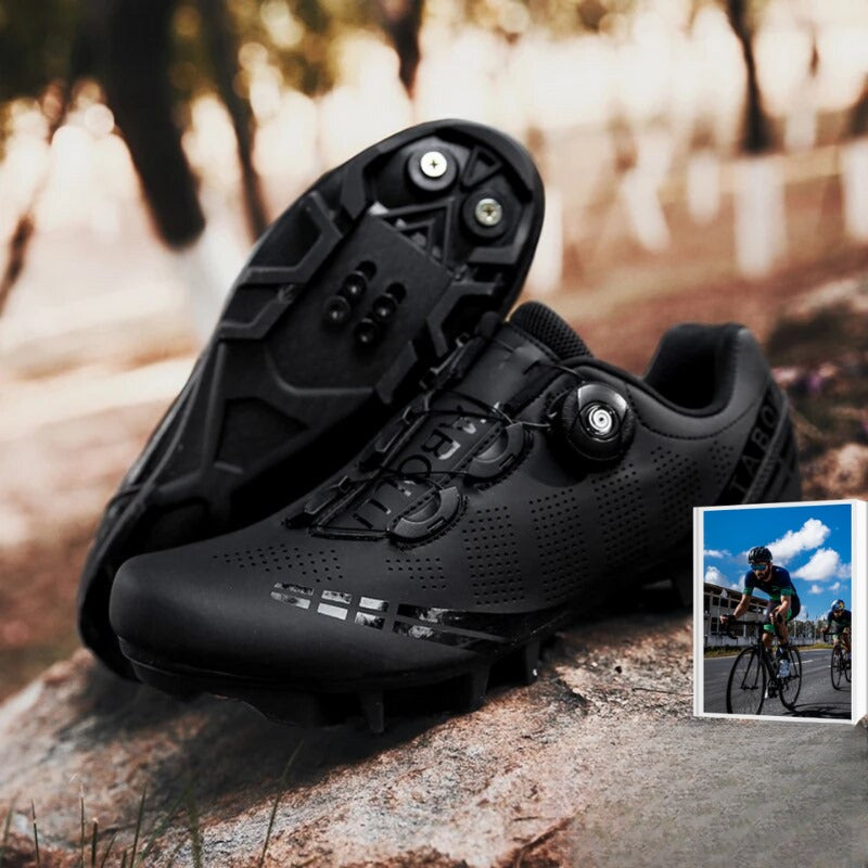 Asher lightweight breathable cycling shoes for road and mountain biking with BOA dial secure fit