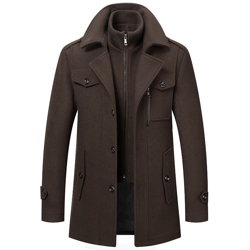 Men's Shelby winter coat in classic cut, weather-resistant with multiple pockets, sleek cold-weather style