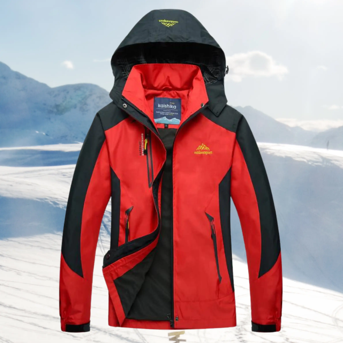 Women's wind water resistant outdoor jacket flattering silhouette all-weather everyday hiking