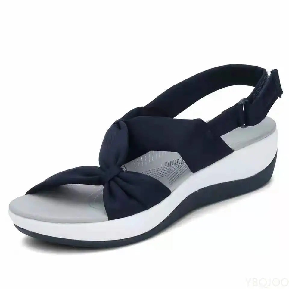 Women's comfort sandals with ergonomic cushioned footbed for superior comfort support and all-day comfort
