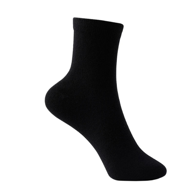 Women's cashmere knit ankle socks in neutral tones, medium-weight with refined soft texture