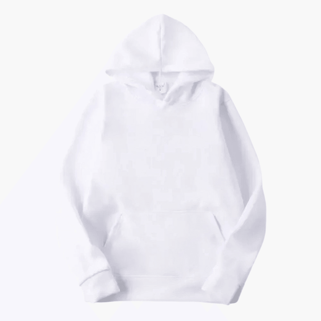 Hunter men's solid long sleeve hoodie relaxed fit with oversized hood for casual outdoor wear