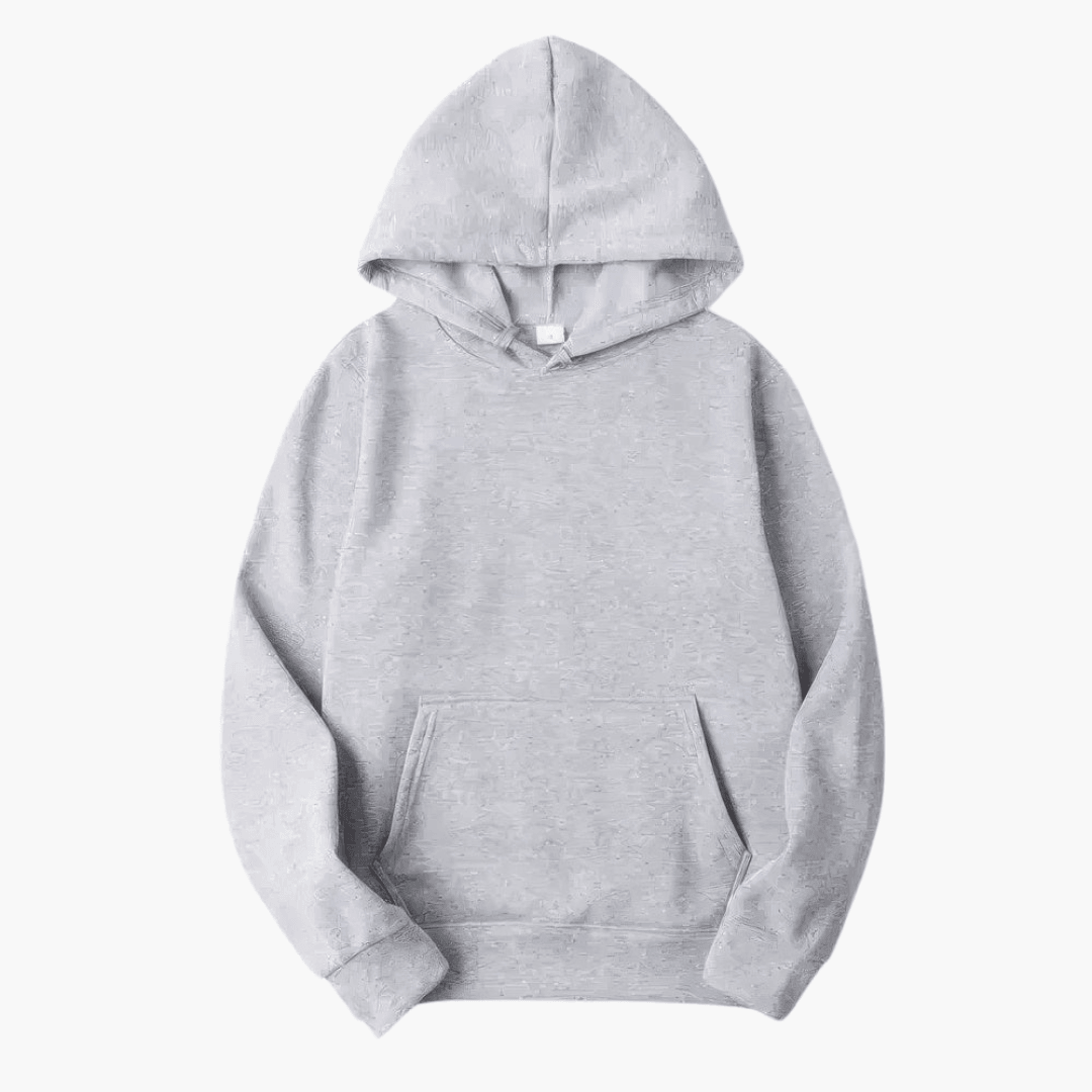 Hunter men's solid long sleeve hoodie relaxed cozy fit with oversized hood for casual outdoor wear