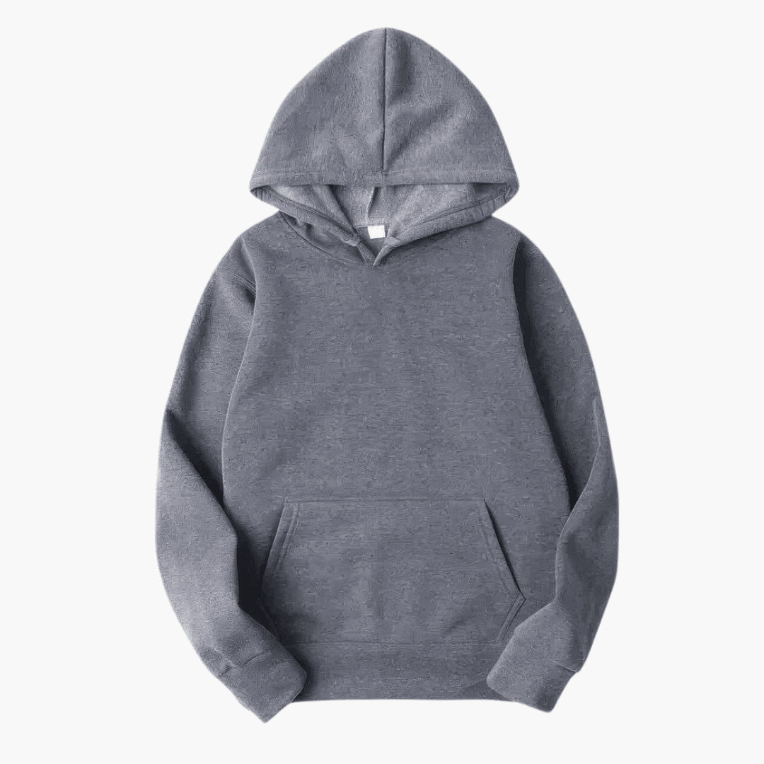 Hunter men's casual solid long sleeve hoodie with relaxed fit and oversized cozy hood for everyday wear