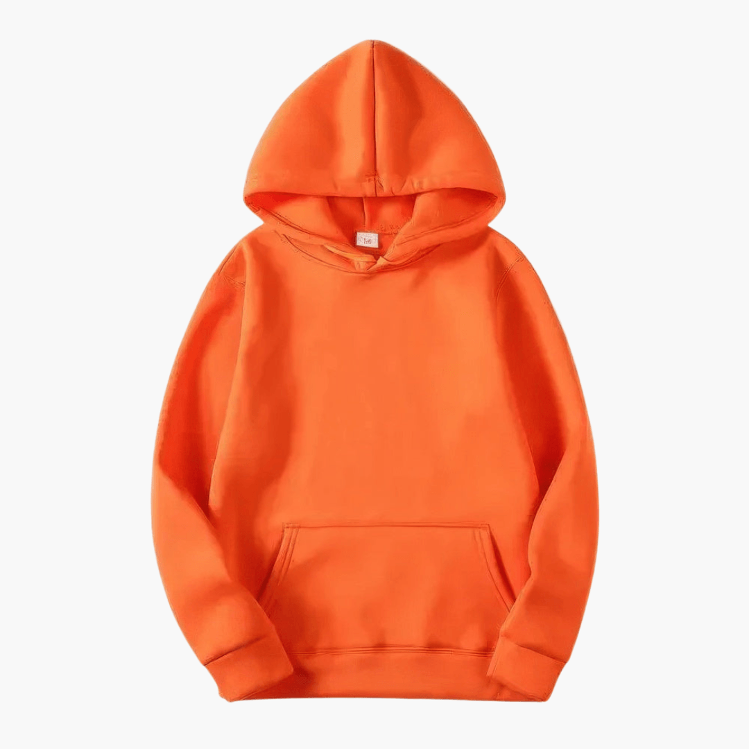 Hunter men's solid long sleeve hoodie relaxed cozy fit with oversized hood for casual outdoor wear