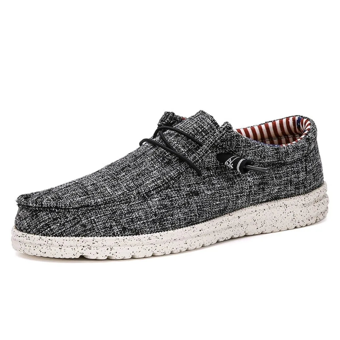 Zeke Ease denim loafers ultra-light breathable upper cushioned insole casual slip-on style